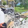 L’area in via Carbonaria, a Reana del Rojale, dove è stata scoperta la discarica abusiva: tra i rifiuti anche una piccola fusoliera di aereo foto petrussi