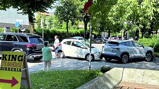 L’incidente che si è verificato in via Sfriso