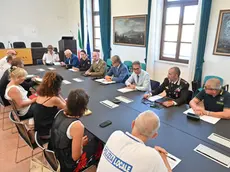 La riunione del comitato per l'ordine e la sicurezza