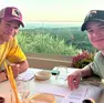 Matteo (a destra) e jonny milan in un momento di relax