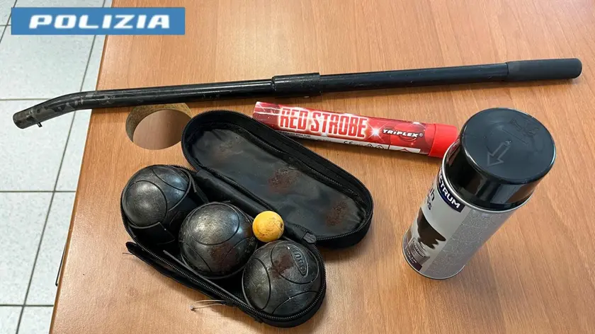 Il materiale sequestrato