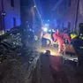 I soccorsi sul luogo dell'incidente a Bressa di Campoformido
