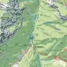 Nella cartina l'area di intervento dei soccorsi
