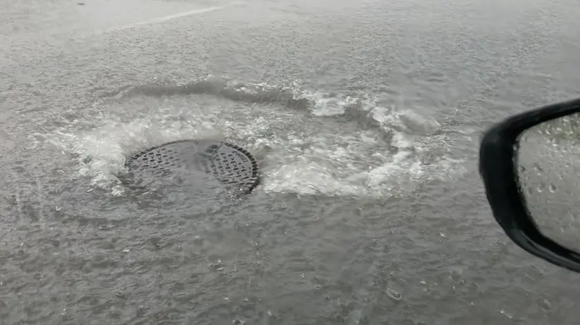 Udine, la situazione sulle strade: qui siamo tra via Adenauer e via Rovigo