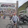 Marco Bregant in sella alla bici in una foto pubblicata sul suo profilo Fb