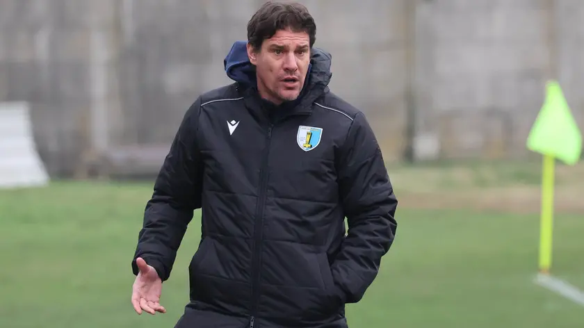 Calcio. L’allenatore del Torviscosa, Fabio Pittilino. 2022 - 2023.