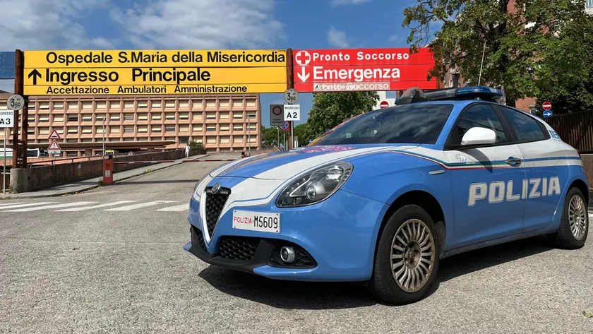 Necessario l'intervento della polizia all'ospedale di Udine