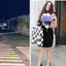 A destra Samanta Vitale, a sinistra il luogo del tragico schianto a Jesolo