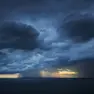 Maltempo sul golfo in una foto di questa estate (Lasorte)