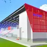 Un rendering del nuovo stadio del Cjarlins Muzane