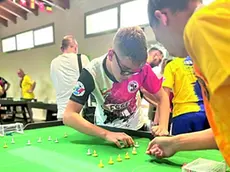 David durante una fase di gioco delle finali nazionali