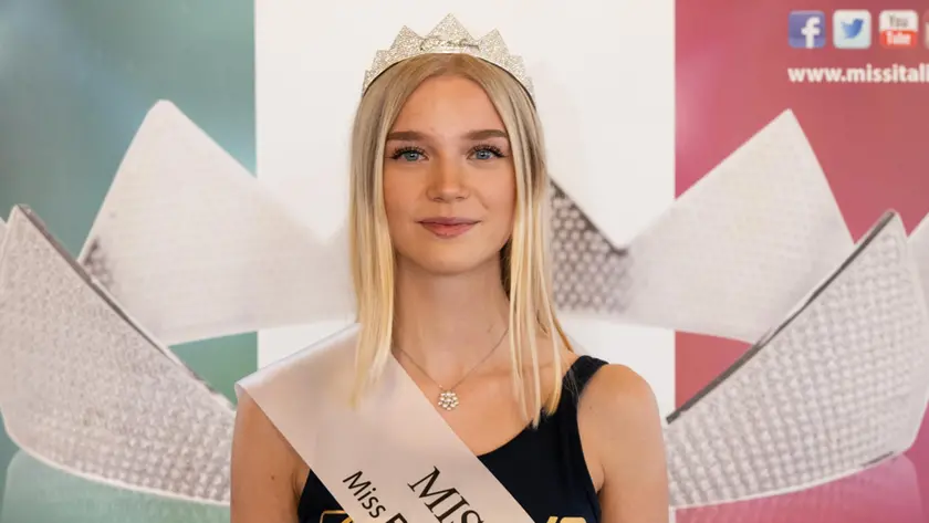 Michela Bertossi, 22 anni di Cervignano, ha conquistato il titolo di Miss Friuli Venezia Giulia