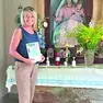 Paola Treppo con il suo libro