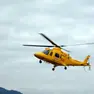 L'elicottero del soccorso alpino in una foto d'archivio