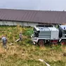 L'intervento dei forestali nella casera a Sauris