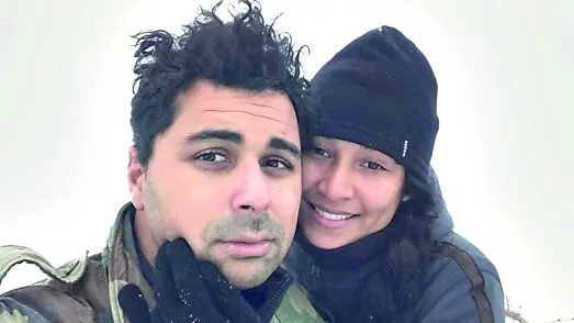 Alessandro Venier, 35 anni, insieme a Mailyn Castro Monsalvo, 30 anni