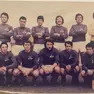 I giocatori titolari del Buttrio in una foto storica