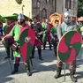 Protagonisti in costume di un’edizione di Medioevo a Valvasone