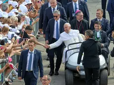 Papa Francesco nel corso della sua ultima visita a Trieste, il 7 luglio 2024. Foto Silvano