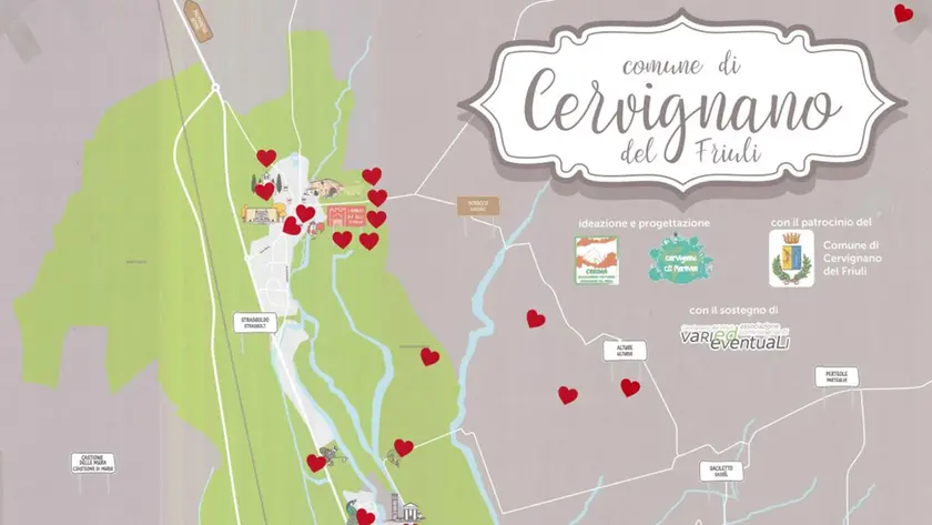 La mappa dei luoghi del cuore a Cervignano