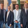 Antonio Carrara, Stefano Zannier, Roberto Padrin e Federico Caner, membri del cda della Fondazione Dolomiti Unesco
