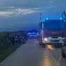 I soccorsi sul luogo dell'incidente, a Buttrio