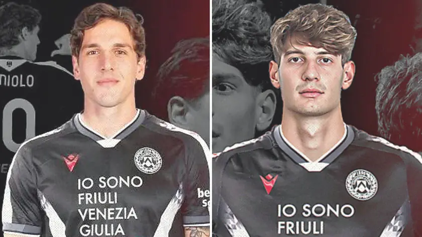 Nicolò Zaniolo, 26 anni, vestirà la maglia numero 10. A destra Alessandro Zanoli