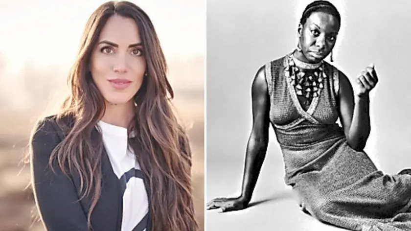 Gloria Campaner e, a destra, Nina Simone