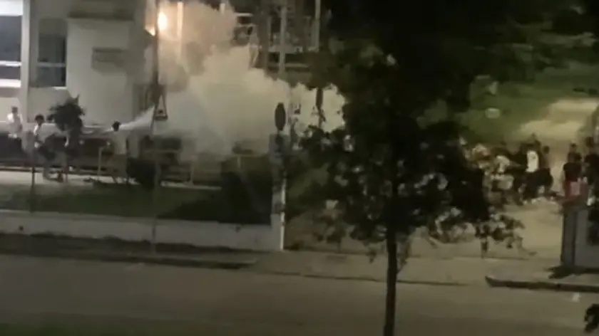 Momenti di tensione in un centro di accoglienza di Udine