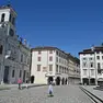 Piazza San Giacomo, il giorno dopo l'aggressione © Foto Petrussi