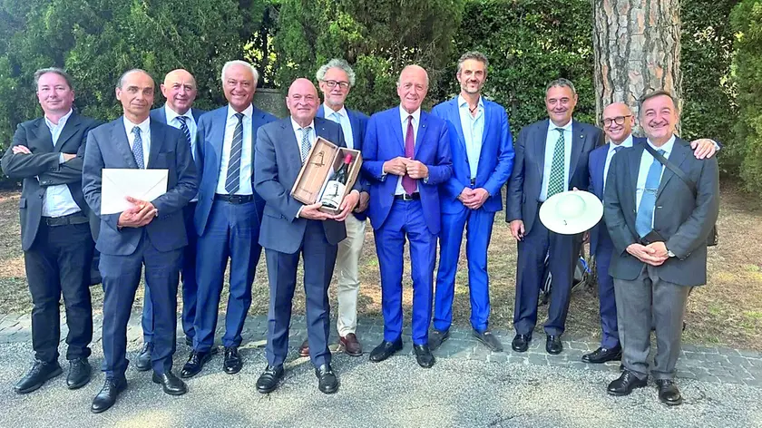 La delegazione friulana all'inaugurazione del Borgo Laudato si'