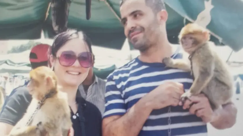 Valentina Salmistraro con il marito