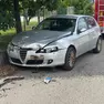 L'auto coinvolta nell'incidente a Pordenone