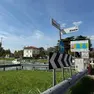 Il canale nel quale è caduto il ciclista
