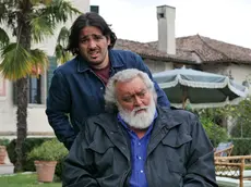 Max Angioni con Diego Abbatantuono in “Esprimi un desiderio” di Volfango De Blasi