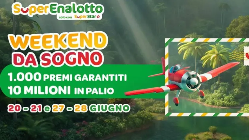 Il concorso "Weekend da sogno" ha messo in palio mille premi da 10 mila euro ciascuno
