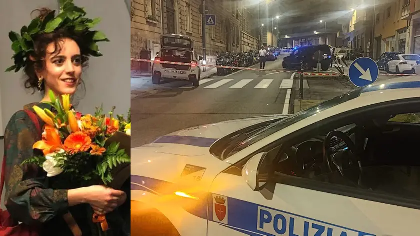 La ricercatrice universitaria Marta Gianelli travolta e uccisa da un'auto in via Fabio Severo e il luogo dell'incidente