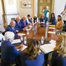 La riunione dei sindaci a Gorizia (Tibaldi)