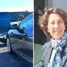 A sinistra l'auto e lo scuolabus coinvolti nell'incidente, a destra Rosa Ingenito
