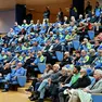 Nella foto Petrussi, i componenti dell’apparato regionale della Protezione civile al convegno dello scorso aprile a Udine