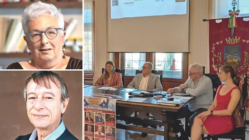 La presentazione del festival, a sinistra Riccardo Iacona e Anna Foa
