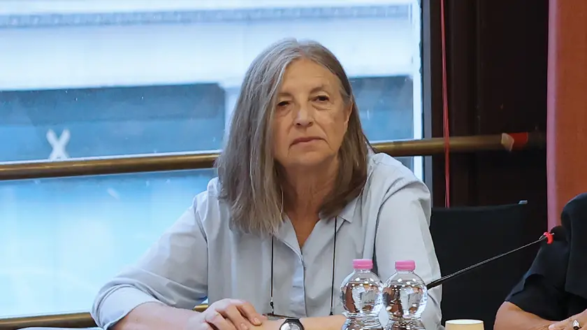 L’ex terrorista Susanna Ronconi a Trieste (Foto Andrea Lasorte)