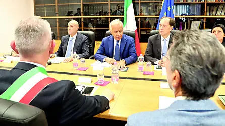 Il ministro dell’Interno Piantedosi a Pordenone foto ambrosio/petrussi