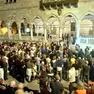 Il sit in di protesta organizzato venerdì sera in piazza Libertà da Eddie Speranza / foto petrussi