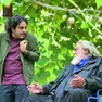 Max Angioni sul set in Friuli assieme a Diego Abatantuono