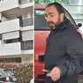 Il condominio dove è avvenuto l’omicidio, a Udine, e Vincenzo Paglialonga