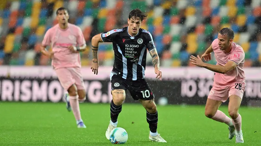 Nicolò Zaniolo ha sbloccato il risultato contro il Palermo (foto Petrussi)