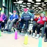 Giochi e divertimento per gli anziani di sette case di riposo (foto Ambrosio / Petrussi)