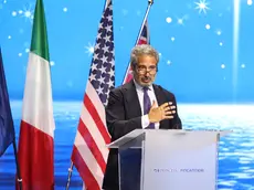 Folgiero alla cerimonia di consegna della nave (Tibaldi)