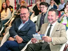 L’assessore regionale Sebastiano Callari e il presidente Arlef, Eros Cisilino
